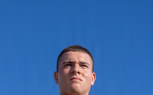 U.S. Marines PT during Fleet Week Norfolk