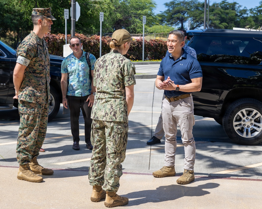 Acting Secretary of the Navy Hung Cao tours DPAA