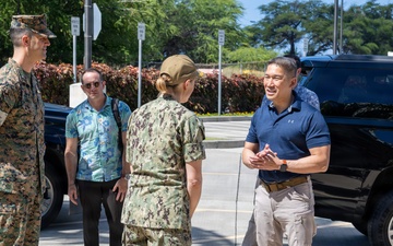 Acting Secretary of the Navy Hung Cao tours DPAA
