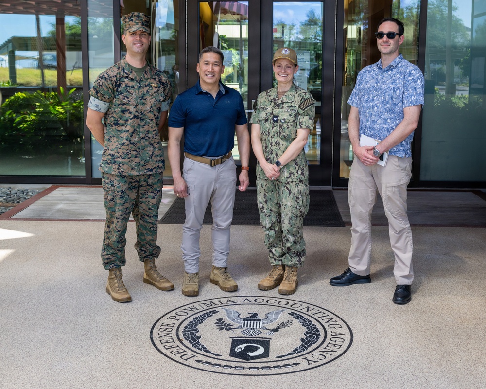 Acting Secretary of the Navy Hung Cao tours DPAA