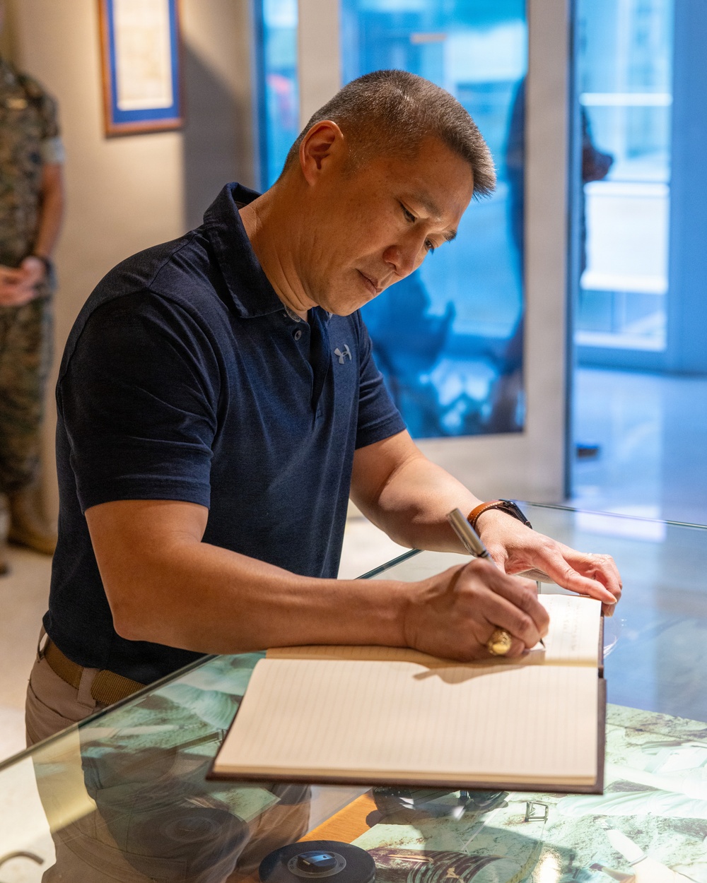 Acting Secretary of the Navy Hung Cao tours DPAA