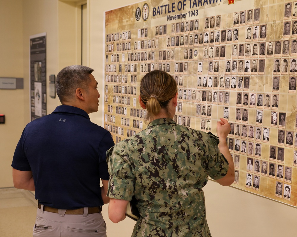 Acting Secretary of the Navy Hung Cao tours DPAA