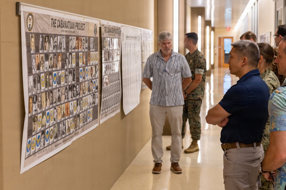 Acting Secretary of the Navy Hung Cao tours DPAA