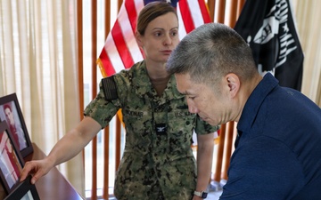 Acting Secretary of the Navy Hung Cao tours DPAA