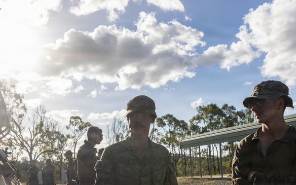 Southern Jackaroo 26: MRF-D Marines train on Australian light armored vehicle, receive field mess
