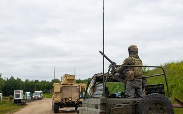 U.S. Marines conduct bilateral convoy training