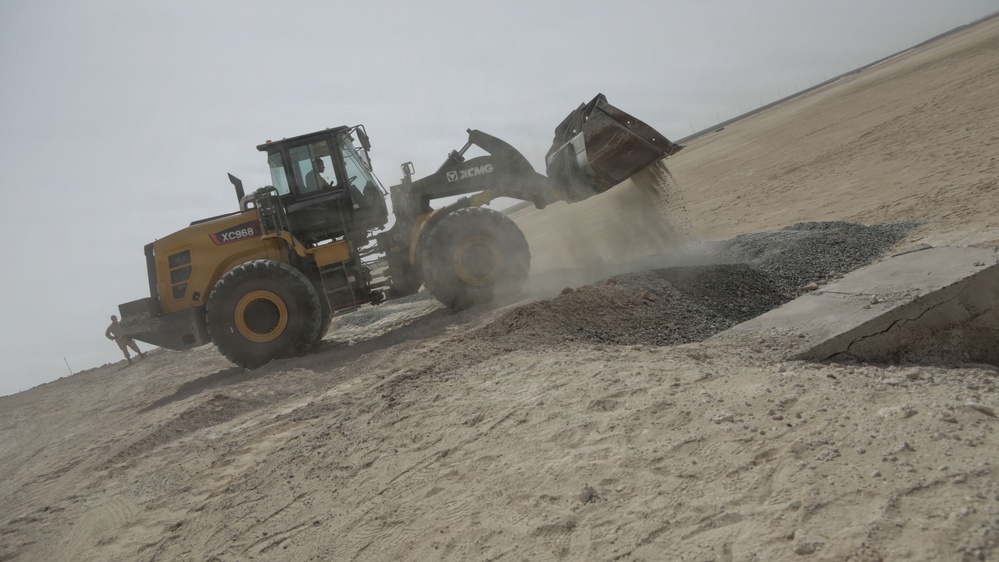 U.S. Marines Construct Additional Road