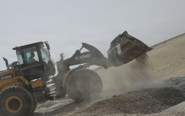 U.S. Marines Construct Additional Road