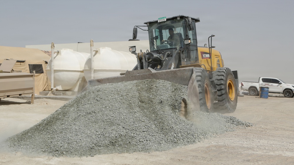 U.S. Marines Construct Additional Road