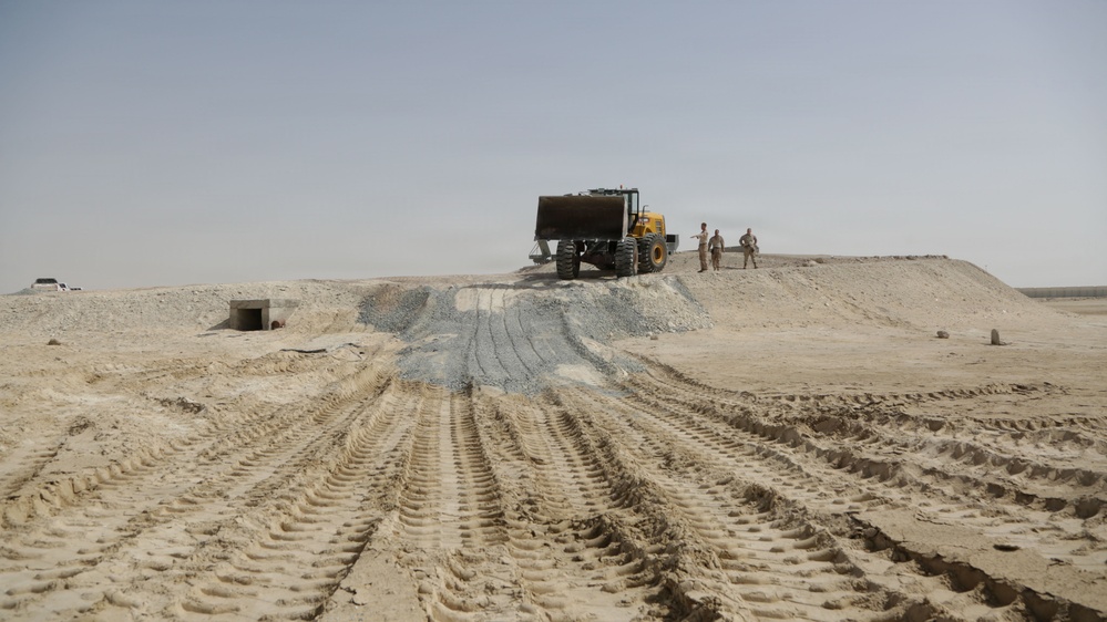U.S. Marines Construct Additional Road