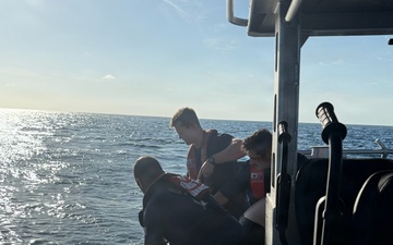 Coast Guard rescues 2 people in the water near Elliot Key