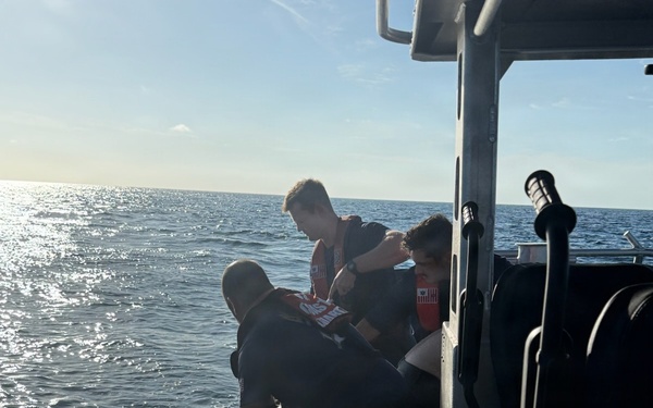 Coast Guard rescues 2 people in the water near Elliot Key