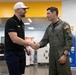 NASCAR racer holds meet and greet ahead of historic Navy race