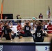 Warrior Games Competitors Play Seated Volleyball