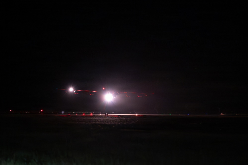 B-52H Stratofortress lands to support U.S. Central Command