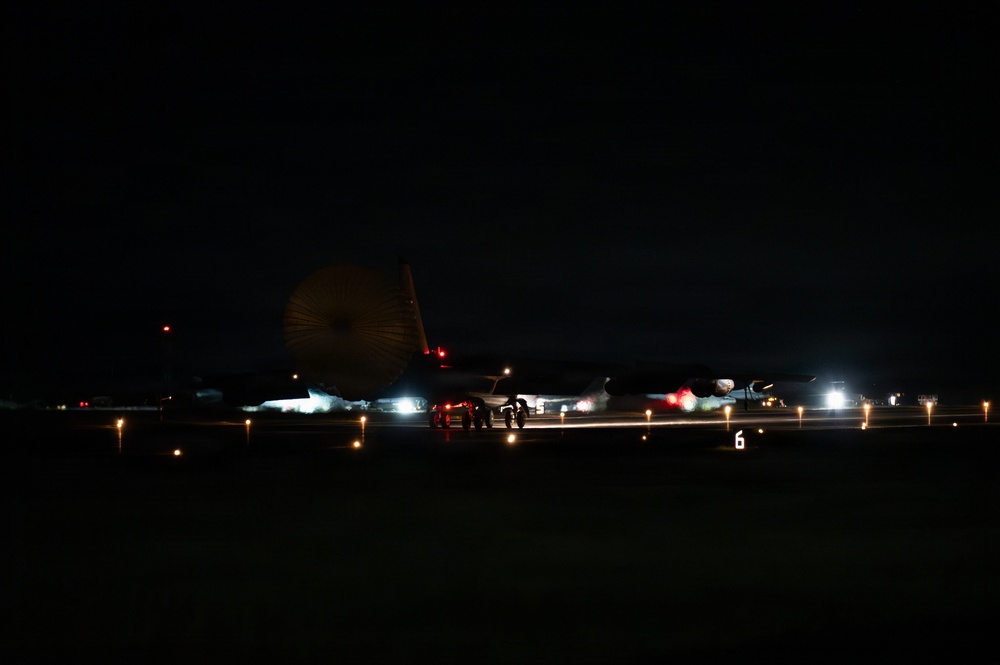 B-52H Stratofortress lands to support U.S. Central Command