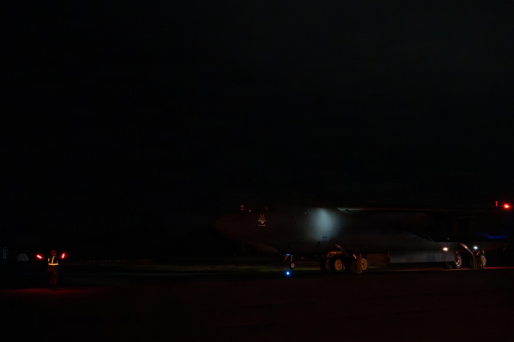 B-52H Stratofortress lands to support U.S. Central Command