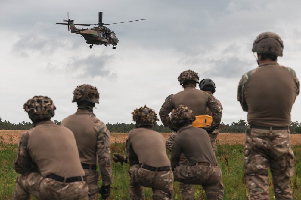 Fleet Exercise 250 | French sailors conduct helicopter training on MCB Camp Lejeune