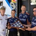 Kyle Busch's team receives ceremonial flag during NASCAR San Diego Weekend