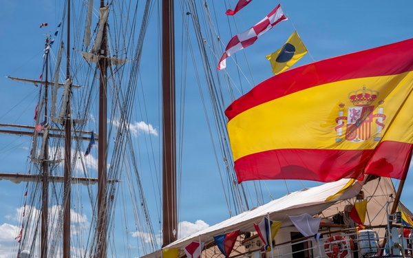 Spanish Tall Ship Juan Sebastian De Elcano