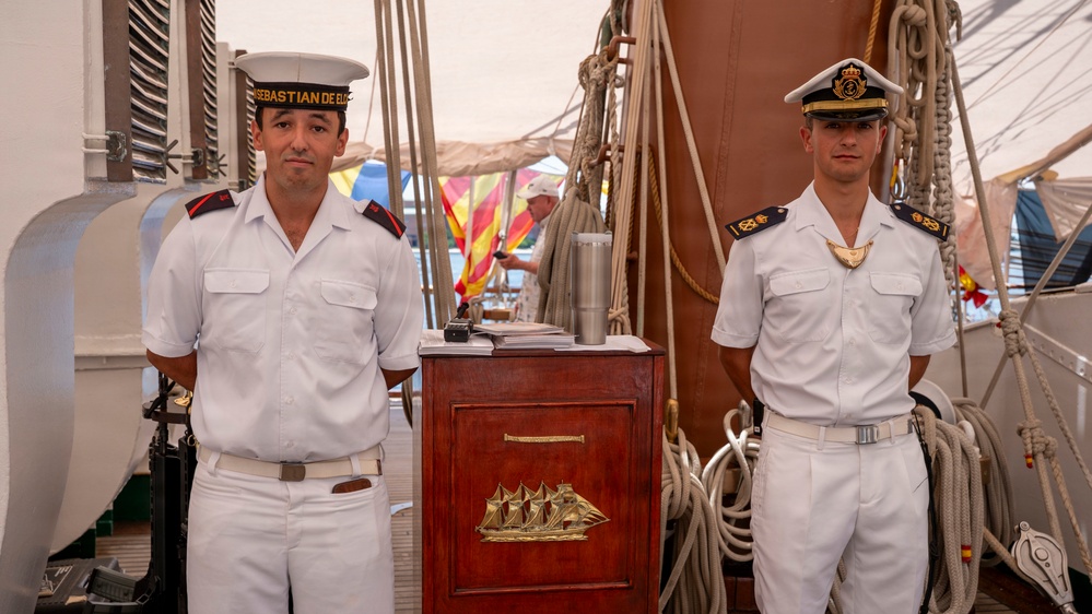 Spanish Tall Ship Juan Sebastian De Elcano