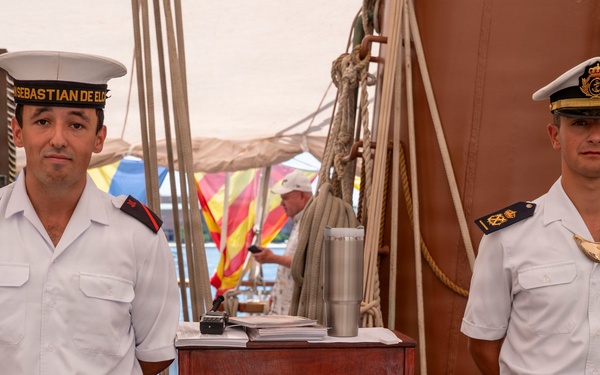 Spanish Tall Ship Juan Sebastian De Elcano
