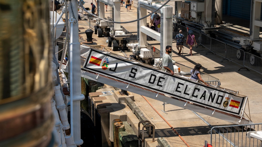 Spanish Tall Ship Juan Sebastian De Elcano