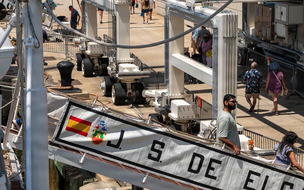 Spanish Tall Ship Juan Sebastian De Elcano