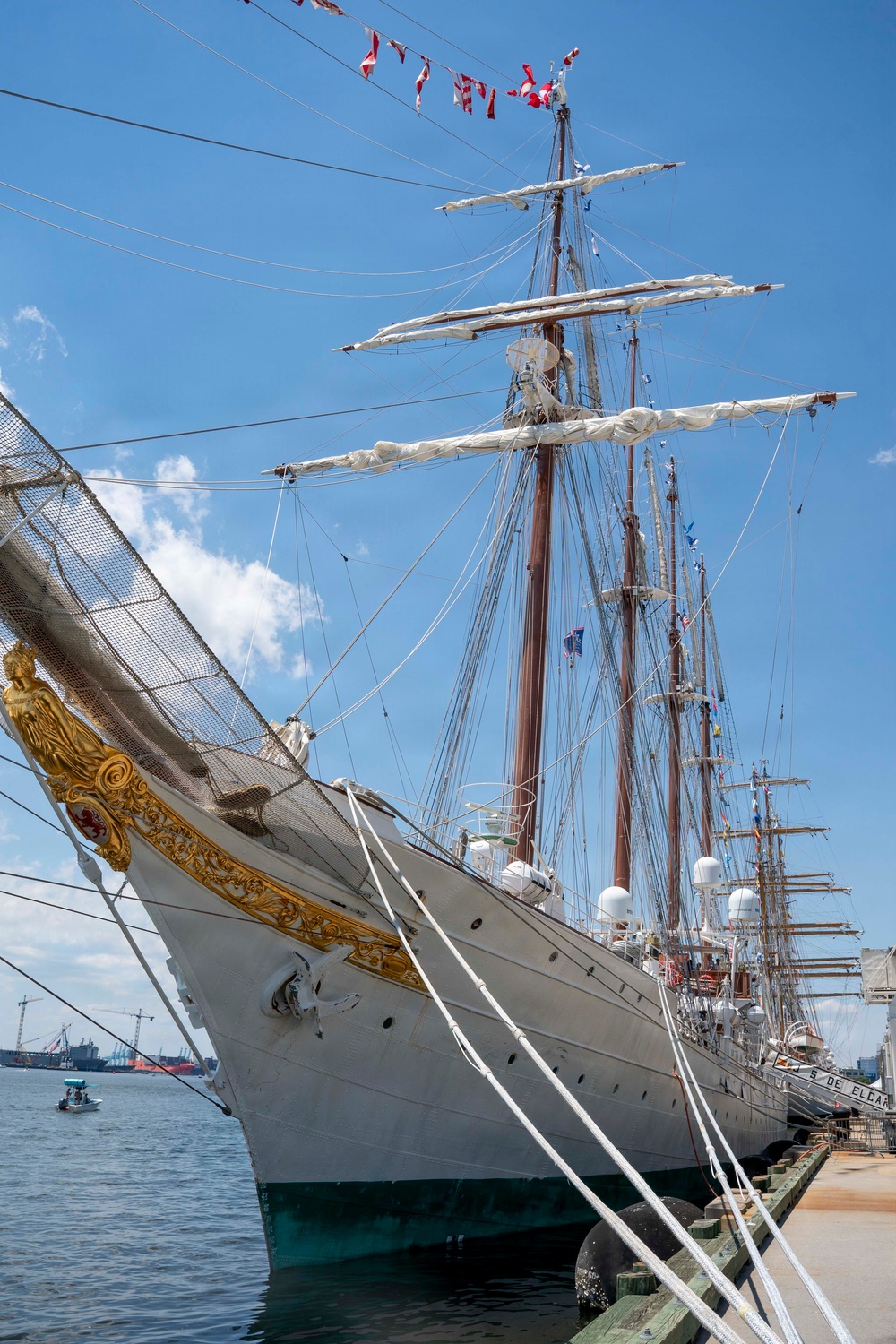 Spanish Tall Ship Juan Sebastian De Elcano