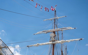 Spanish Tall Ship Juan Sebastian De Elcano
