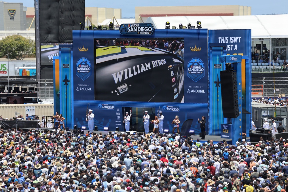 NASCAR Drivers Walkout at NASCAR San Diego Weekend