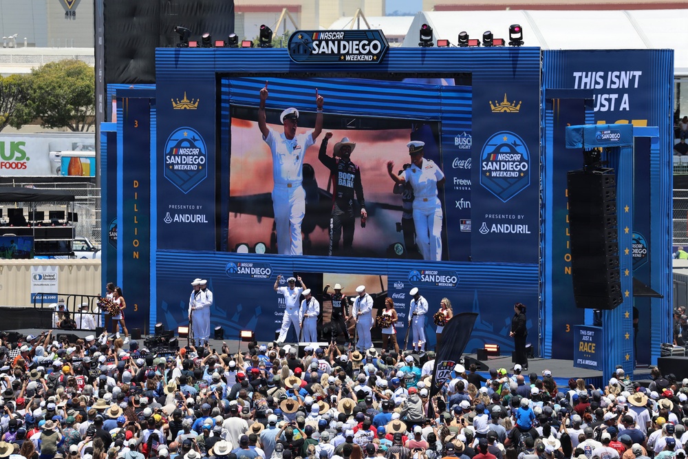 NASCAR Drivers Walkout at NASCAR San Diego Weekend