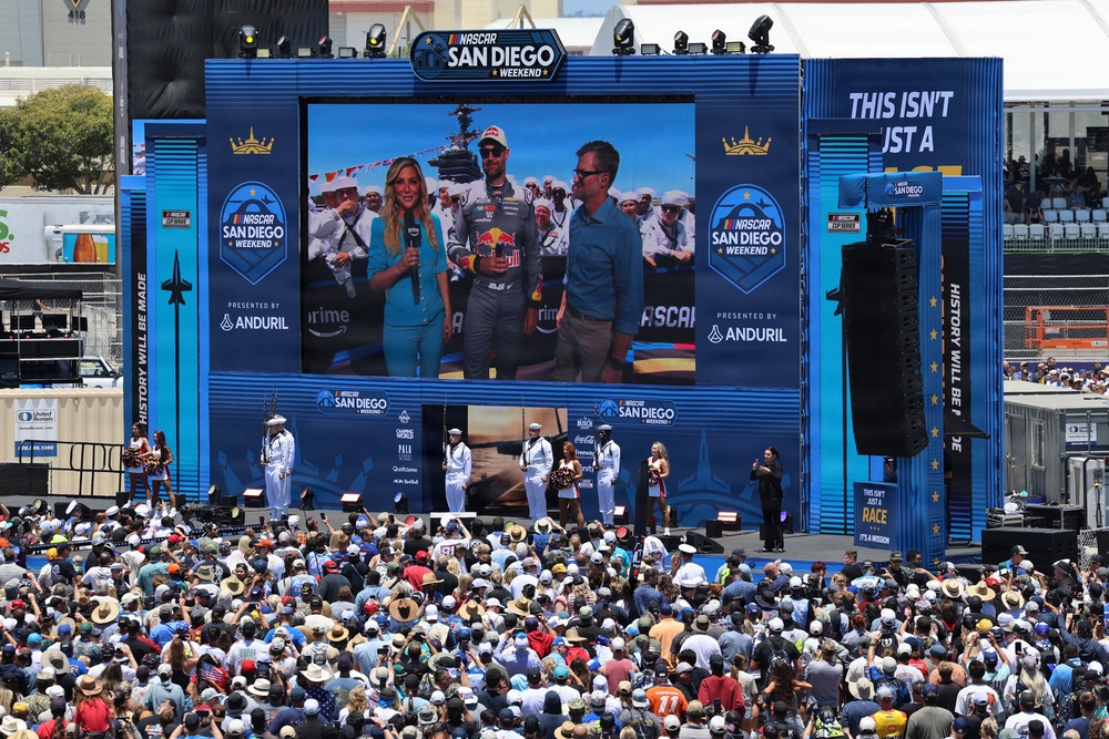 NASCAR Drivers Walkout at NASCAR San Diego Weekend
