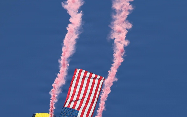 Leapfrogs perform during NASCAR San Diego Weekend