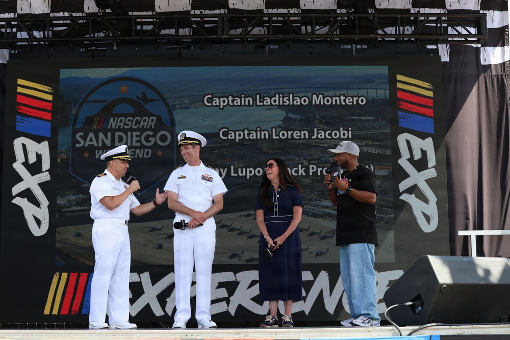 Kubota Special Ceremony with NASCAR and Naval Base Coronado