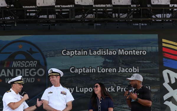 Kubota Special Ceremony with NASCAR and Naval Base Coronado