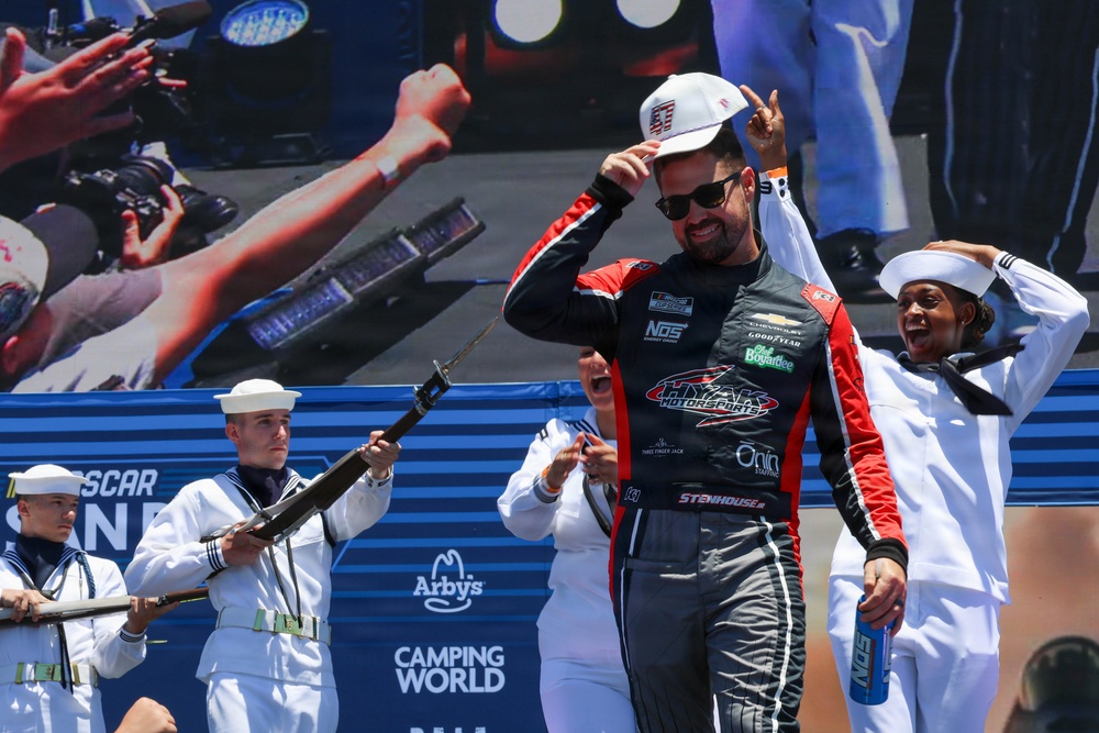 Historic NASCAR race begins on Naval Base Coronado