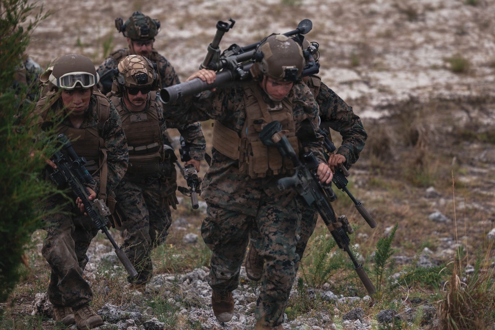 Fleet Exercise 250 | Marines with 1st Bn, 2nd Marines conduct Bilateral Mortar Range with Spanish marines