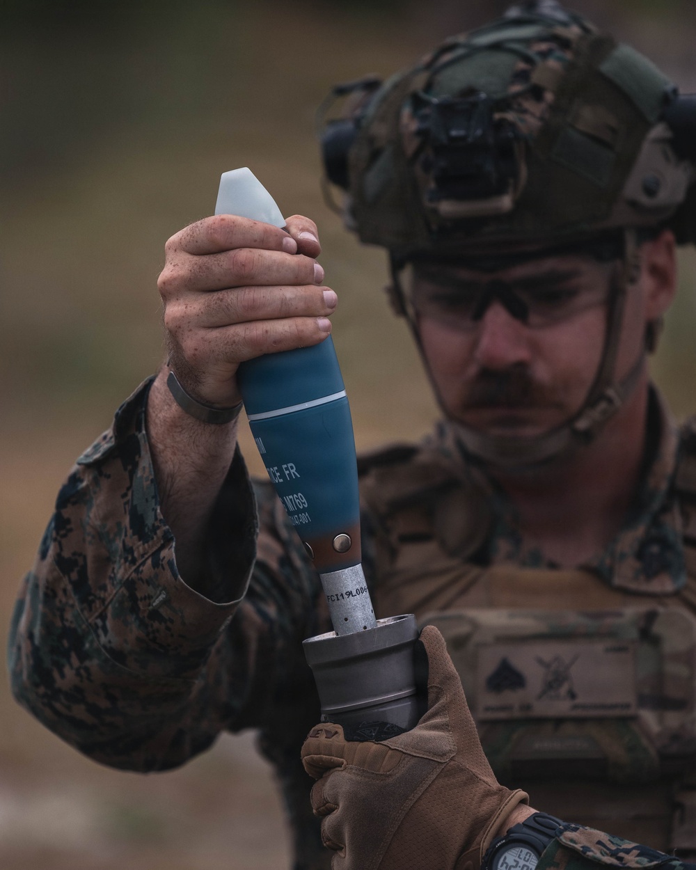 Fleet Exercise 250 | Marines with 1st Bn, 2nd Marines conduct Bilateral Mortar Range with Spanish marines