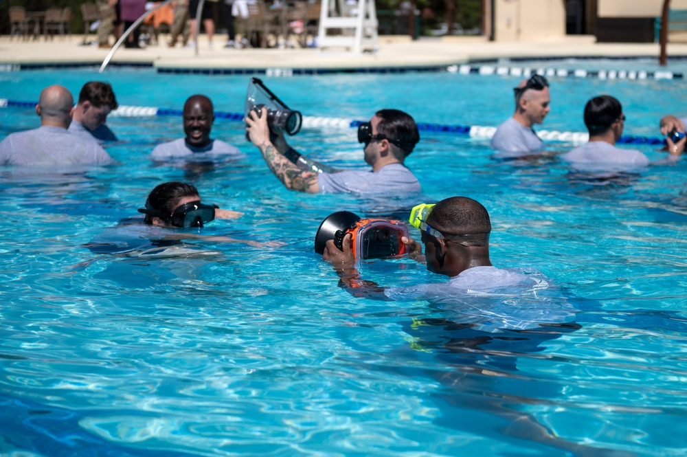 4th Combat Camera Squadron trains on underwater photography capabilities