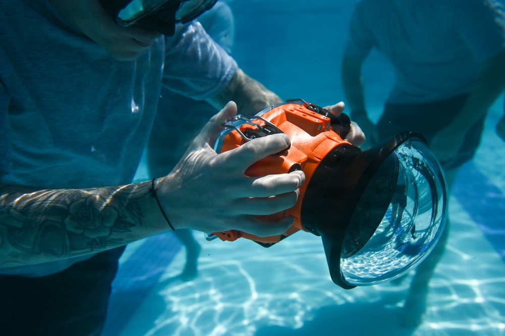 4th Combat Camera Squadron trains on underwater photography capabilities