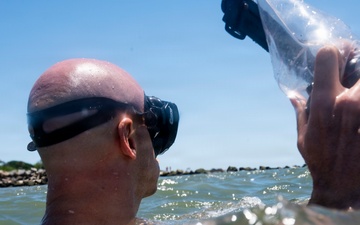 4th Combat Camera Squadron trains on underwater photography capabilities