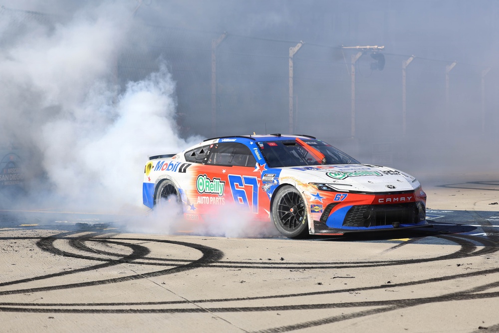 NASCAR San Diego Weekend Victory Lane burnout