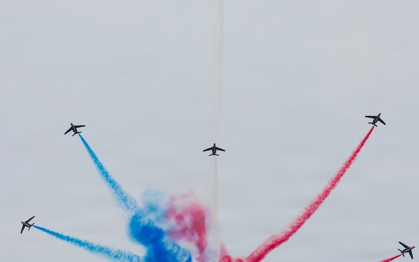 Patrouille de France perform at Naval Air Station Patuxent River Air Show