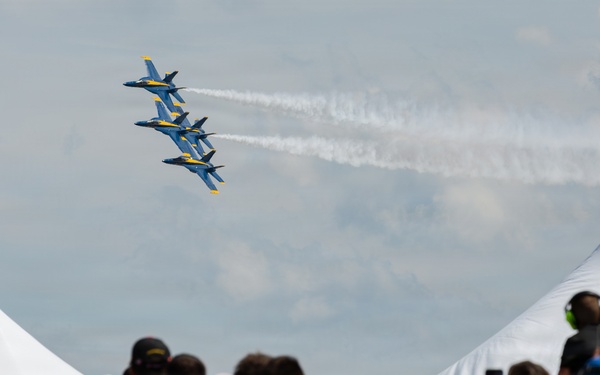 Blue Angels perform at Naval Air Station Patuxent River Air Show