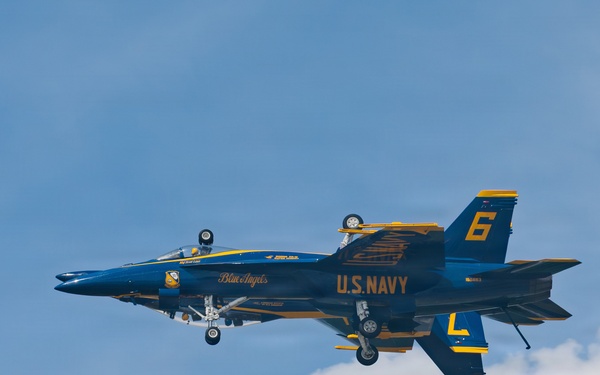 Blue Angels perform at Naval Air Station Patuxent River Air Show