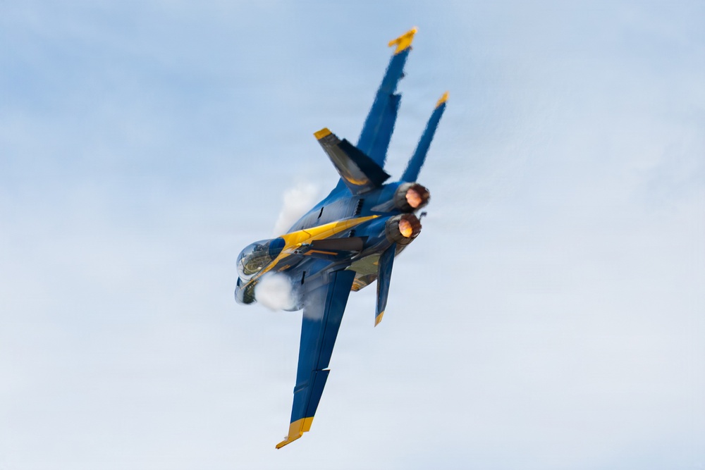 Blue Angels perform at Naval Air Station Patuxent River Air Show