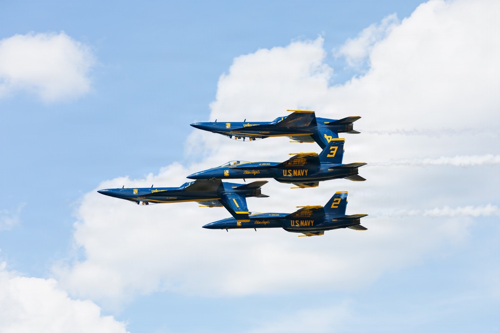 Blue Angels perform at Naval Air Station Patuxent River Air Show