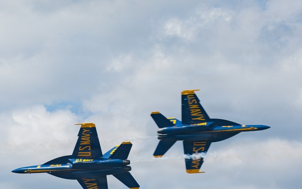 Blue Angels perform at Naval Air Station Patuxent River Air Show