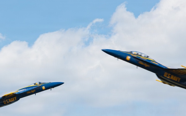 Blue Angels perform at Naval Air Station Patuxent River Air Show